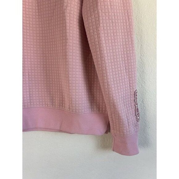 Sanrio BoxLunch Hello Kitty Pink Quilted Crewneck Sweater Pullover Size Small - Picture 11 of 11